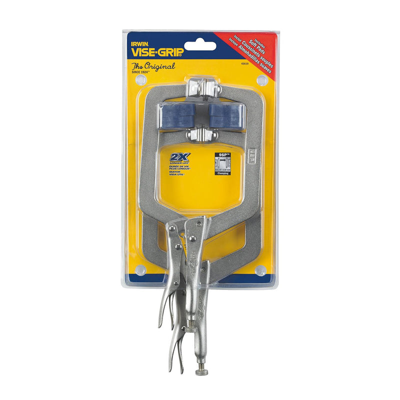 IRWIN VISE-GRIP C Clamp, Locking, 2-Piece (45619) One Size