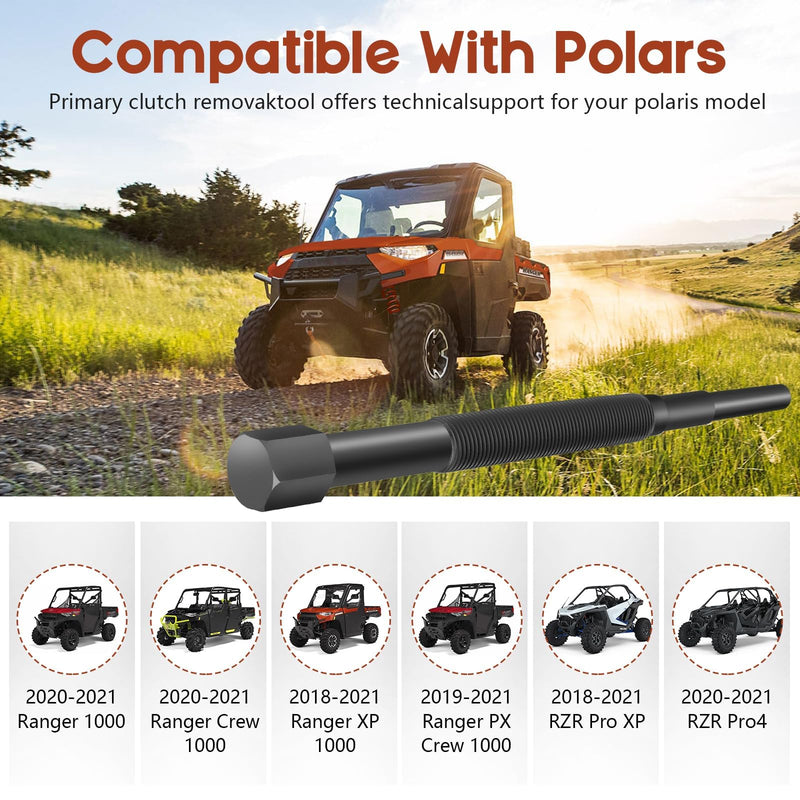 Primary Clutch Puller Tool Compatible with Polaris Ranger 1000 Polaris RZR Pro XP Polaris RZR Turbo R Polaris RZR XP Turbo 2018-2022，Replaces PN# PU-52422