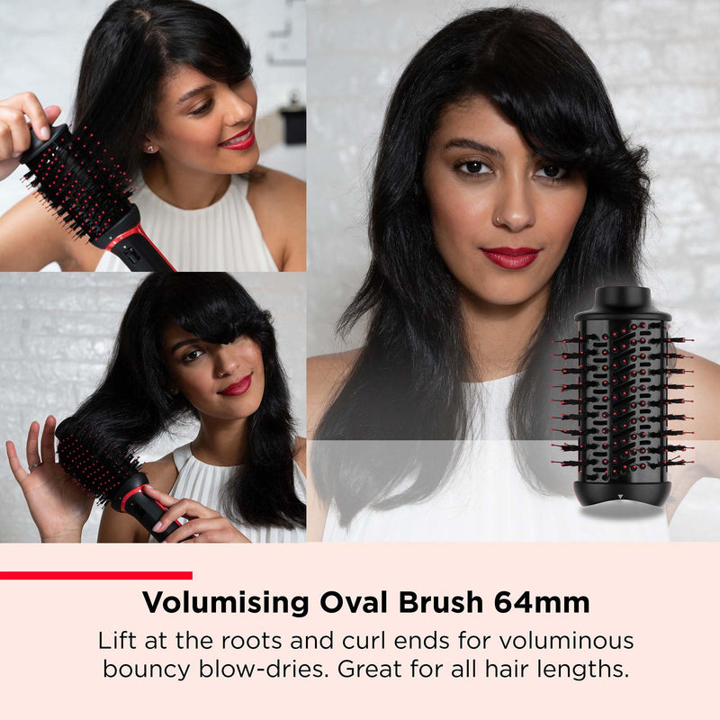 Revlon One-Step Blow-Dry Multi Styler - 3 in 1 Tool - RVDR5333 | Dry, curl and volumise with The 3 Interchangeable attachments, Detachable Head, Curler, Dryer, Styler 3-in-1 Multi Styler