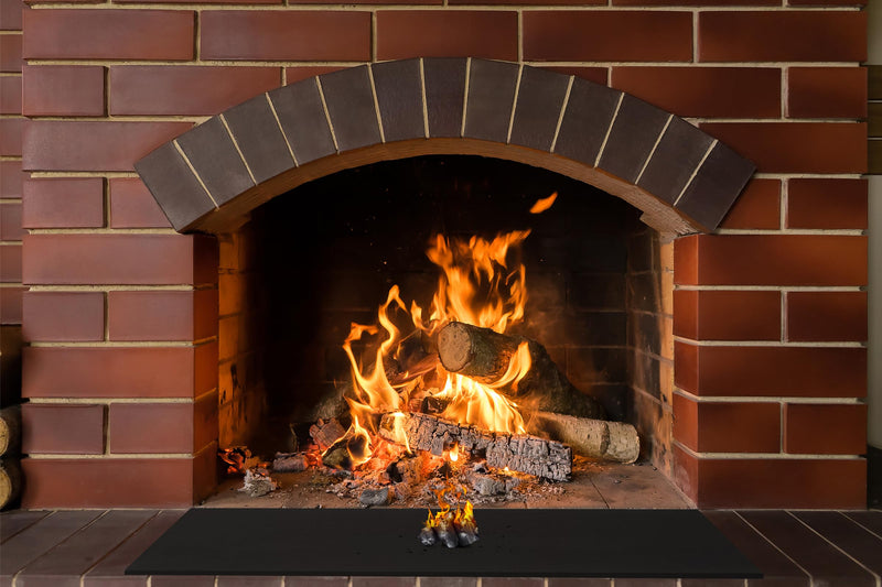 FLASLD 9×12in Heat Shield Thermal Barrier Blanket Insulation Reflective Material High Temp Protection Carbon Felt for Stove Welders, Stuff for DIY Alcohol Burners, Heat Resistant Up To 1800°F 9×12 inch