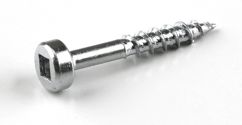 Kreg Zinc Pocket-Hole Screws - SPS-C1-500 - 1-Inch - Coarse Thread - Pan Head - Indoor - 500 Count