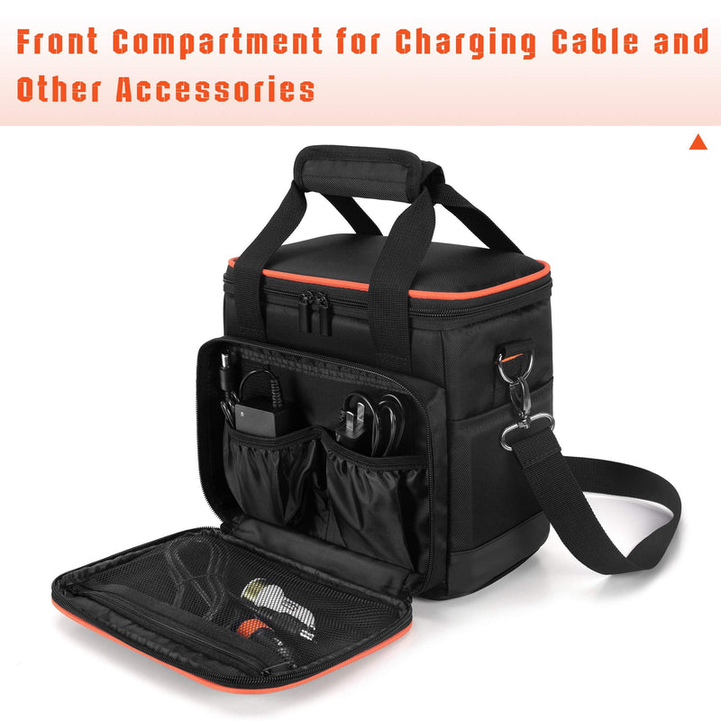 Trunab Travel Carrying Bag Compatible with Jackery Explorer160/240/300, Portable Power Station Storage Case with Waterproof Bottom and Front Pockets for Charging Cable and Accessories Small(Fits 160/240/300W)