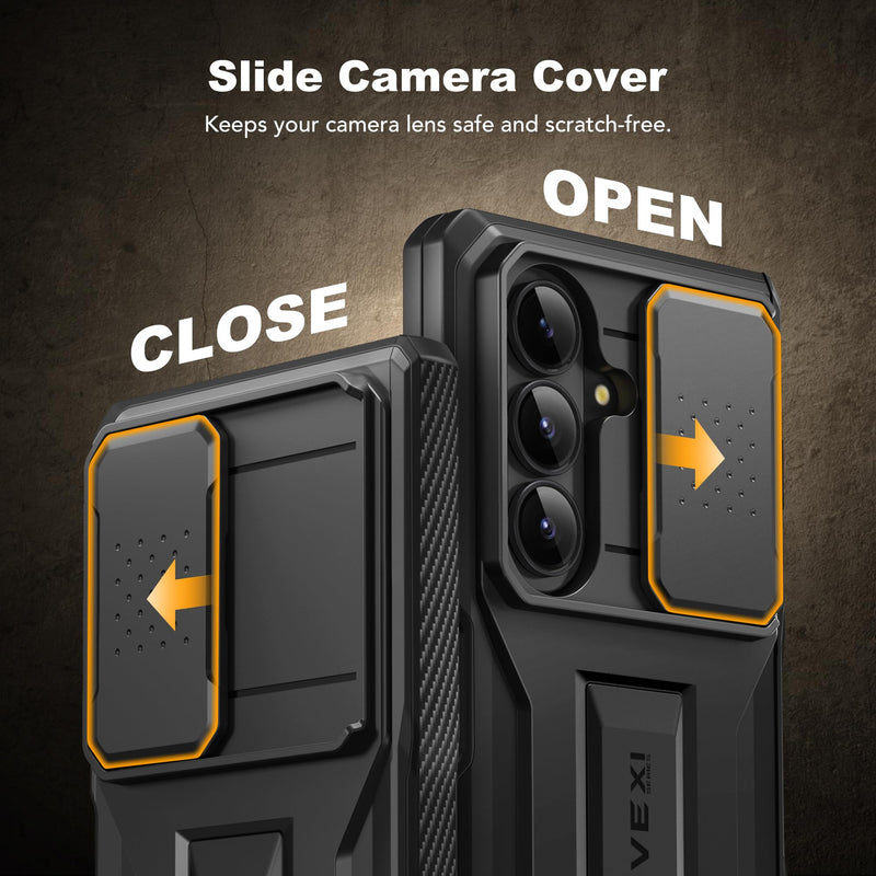TONGATE for Z Fold 8 Ultra Case with Screen Protector & Belt Clip,Pri-Black | Foldable Stand, Slide Camera Cover, Full Hinge Protection, Anti-Spy, Shockproof Phone Case for Samsung Galaxy Z Fold 8 Ultra Pri-Black
