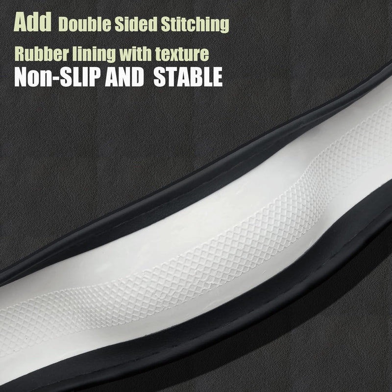  [AUSTRALIA] - Steering Wheel Cover Universal Standard Size 14.5-15 inch, Breathable Microfiber Leather, Anti-Slip, Soft Grip, Fits Most Cars SUVs Trucks, Cream White Beige