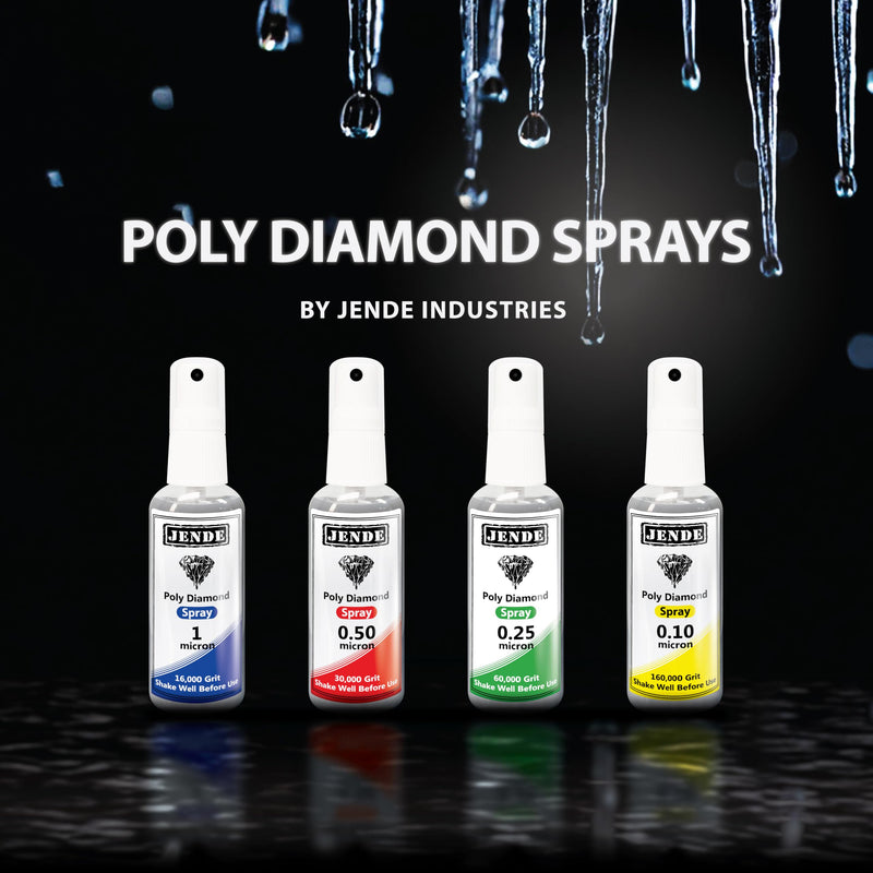 Jende 0.10 Micron Poly Diamond Stropping Spray 50ml |Custom Formulated for Knives & Razors