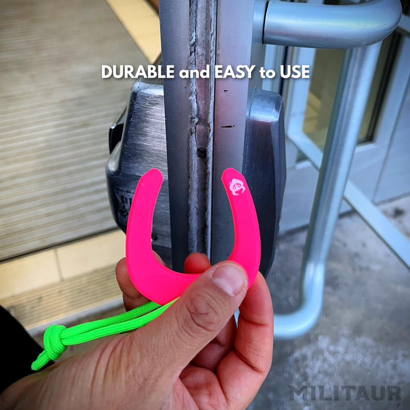 MILITAUR First Responder Door Stop (3 Pack) – Neon, Glow-in-the-Dark