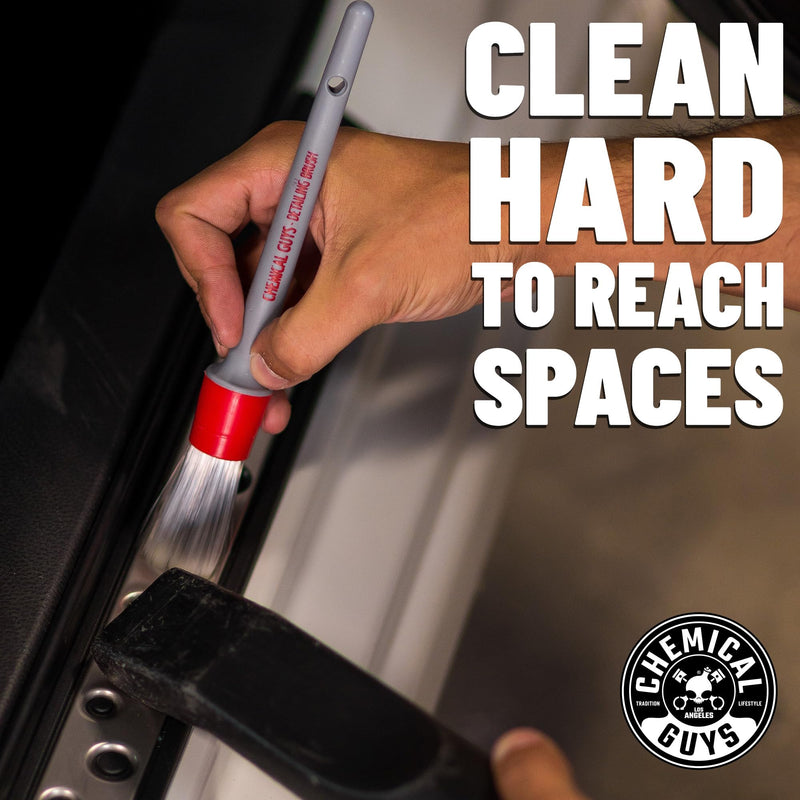 Chemical Guys ACC600 All In The Details Interior Detailing Brush Set (Great for Cars, Trucks, SUVs, RVs, & More) Interior Brushes