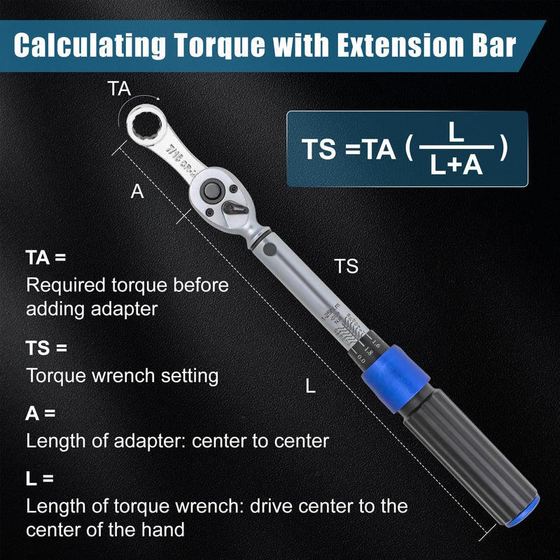 Torque Adapter Set SAE 12PCS, Includes 5/16", 3/8", 7/16", 1/2", 9/16", 5/8", 11/16", 3/4", 13/16", 7/8", 12 Point Box End Torque Wrench Extension Adapter 3/8" Drive, with 1/2" + 1/4" Drive Converters SAE 5/16" - 7/8"