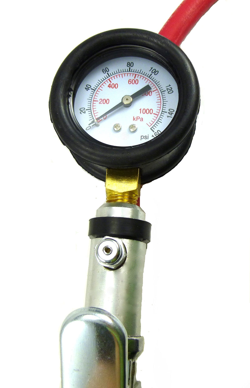 6-Inch Heavy-Duty Dual-Foot Chuck | Precision-Calibrated for High-Pressure 140 PSI Performance | DP-TG-4