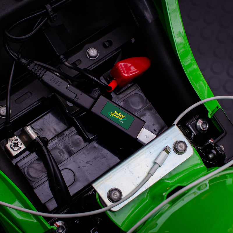 Battery Tender Quick Disconnect USB Charger Adapter - Easily Charge Mobile Devices with 12V Vehicle Battery on The Go - Perfect for Camping Our Outdoor Adventures - 081-0158 with USB Charger