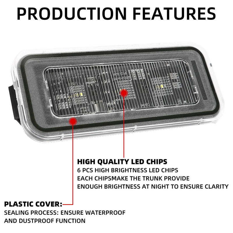  [AUSTRALIA] - Dasbecan Truck Led Bed Light Car Trunk Lighting Kit Compatible with Toyota Tacoma 2020 2021 2022 2023 2024 Replaces# PT857-35200 84267-0C020 90080-87026