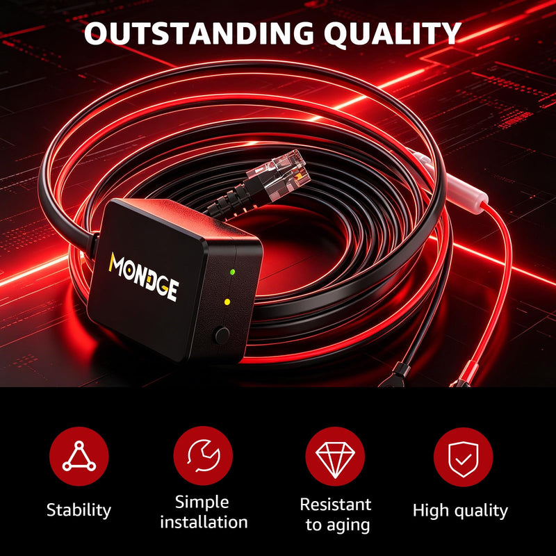 Smart Hardwire Kit Compatible with Uniden RDA-HDWKT Radar Detectors | Smart Direct Wire Cord with Mute/Mark Button & LED Alerts for R8w, R8, R7, R4w, R4, R3, R1, DFR9, DFR8, DFR7, DFR6