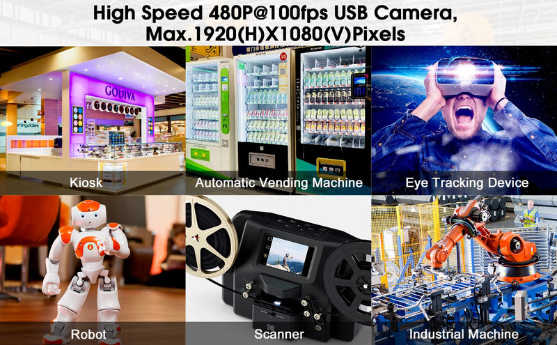 ELP USB Camera Manual Zoom 4mm Lens Prototype Camera 2Megapixel 1080p Webcam Cmos OV2710 Webcamera High fps 100fps Web Cam Security Surveillance Dog Pet Baby Video Monitoring USB Cameras for Most OS