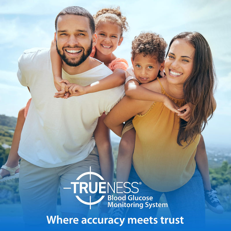 TRUENESS Blood Glucose Test Strips, TRUENESS Family of Self Monitoring Blood Glucose Meters, 50 Count 50 Count (Pack of 1)