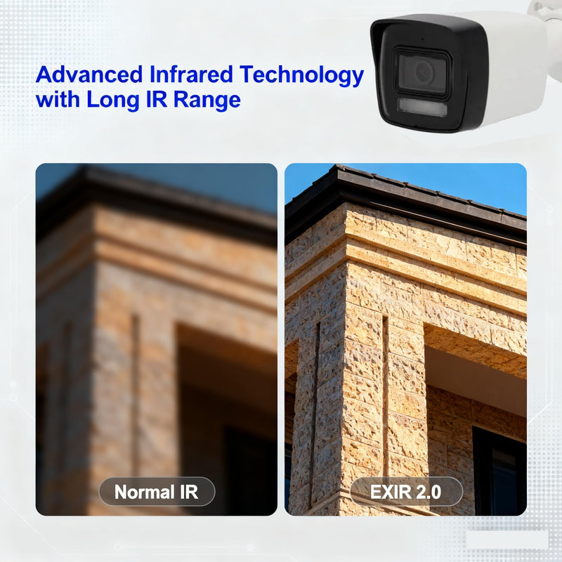 DS-2CD1083G2-LIUF 4K 8MP Smart Hybrid Light IP Bullet PoE Camera, 2.8mm, H.265+ IP67, Human and Vehicle Detection, Built-in Microphone, Long Range DS-2CD1083G2-LIUF