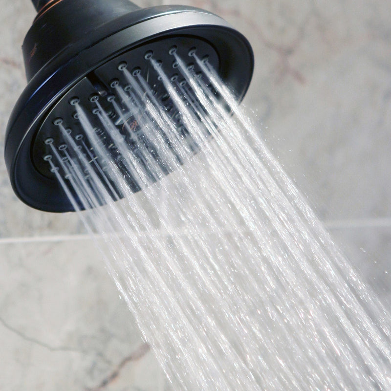 Massage Shower Head With Mist - High Pressure Boosting, Multi-Function, Massaging Rainfall Showerhead For Low Flow Showers & Adjustable Water Saving Nozzle, 2.5 GPM - Oil-Rubbed Bronze Oil Rubbed Bronze