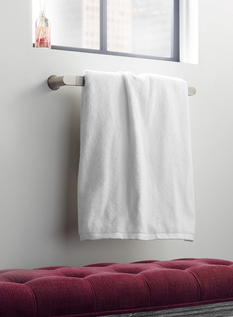Moen Genta LX Brushed Nickel Modern 18-Inch Single Kitchen or Bathroom Towel Bar, BH3818BN 18 Inch