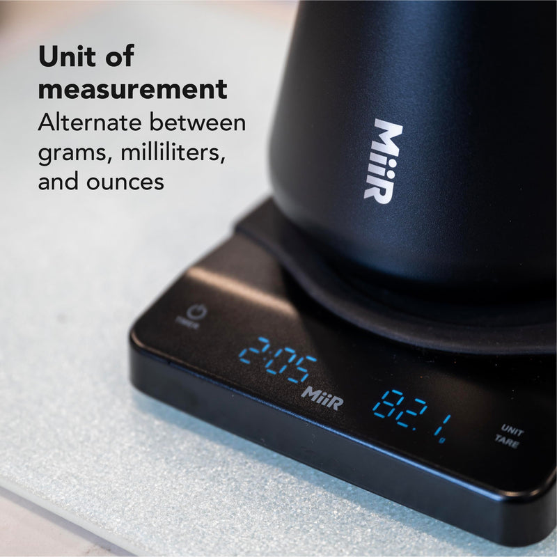 MiiR Digital Coffee and Pour Over Scale with Timer
