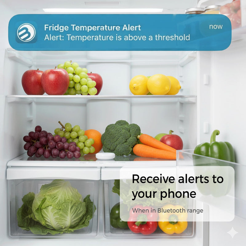 Temperature and Humidity Monitor - 3-in-1 Wireless Indoor/Outdoor Hygrometer with Dew Point, Bluetooth Enabled Data Logging, High-Precision Sensor - Outdoor/Indoor Humidity Meter
