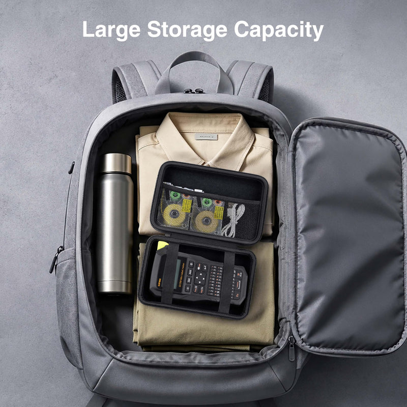 SUPVAN G15M Mini Nylon Hard Protective Travel Case, Black | Premium Protection, Secure & Organized Interior, Compact & Portable, Easy to Carry, Multi-Purpose Storage