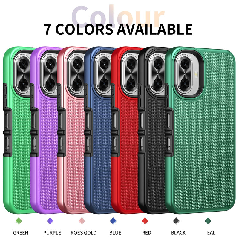 Phone Case for TCL K70 5G/TCL K70 XE with Screen Protector Blue | TCL K70 Phone Case Dual Layer Silicone Heavy Duty Protection Rugged Military Grade Shockproof Design Blue