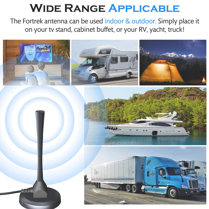 2025 Digital TV Antenna Indoor Antenna for Smart TV for Local Channels, Amplified Long Range Reception HDTV Antenna Without Cable for All TVs Support 4K 1080p TORCH