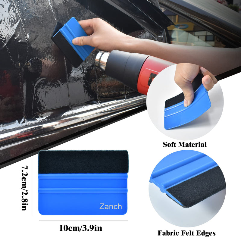 Zanch Window Tint Kit & Vinyl Wrap Tool Kit, 41pcs Easy-to-Use Full Installation Tools, Includes Various Squeegees, Safety Knife, and Cleaning Scraper for Window Tinting & Car Wrapping Tint Kit(Beginner)