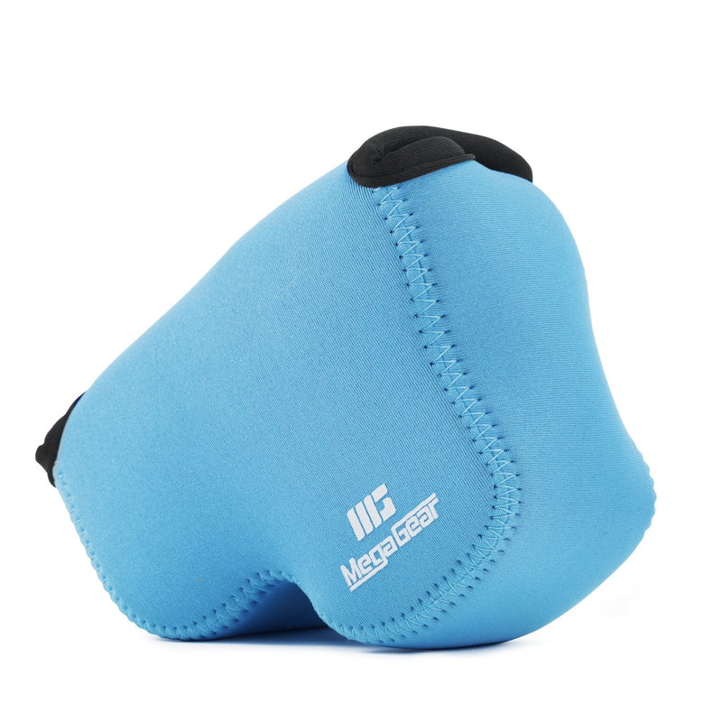 MegaGear ''Ultra Light'' Neoprene Camera Case Bag with Carabiner for Nikon COOLPIX B500 Digital Camera (Blue) Blue
