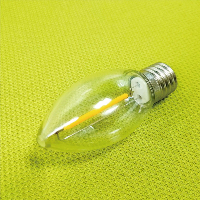 Meconard C9 Led Replacement Christmas Light Bulbs, C9 Shatterproof Plastic Led Bulbs for Christmas Outdoor String Lights, E17 Intermediate Base, Commercial Grade Holiday Bulbs, Warm White, 50 Pack 50 Count (Pack of 1)