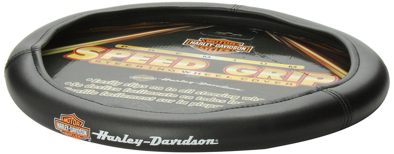 Plasticolor 006393 Black Steering Wheel Cover (Harley Speed Grip)