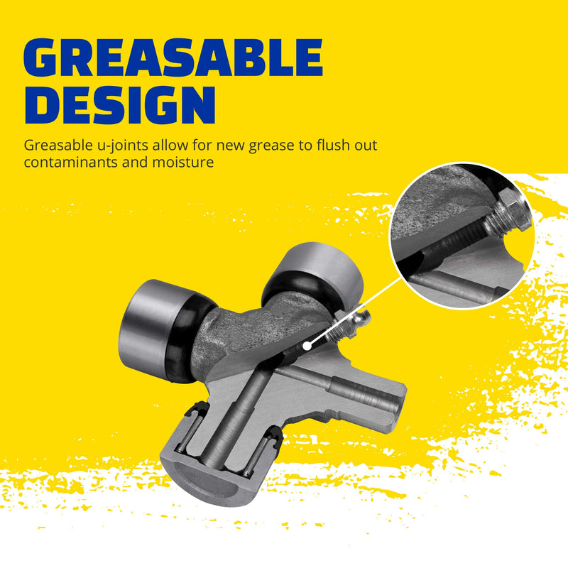 MOOG 447 Greaseable Premium Universal Joint for Combination 331 x 534G