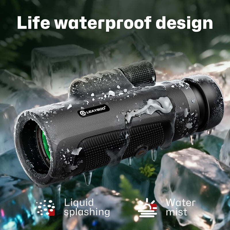 Monocular Telescope High Power 8x42 Monoculars Scope Compact Waterproof Fogproof Shockproof with Hand Strap for Adults Kids Bird Watching Hunting Camping Hiking Travling Wildlife Secenery
