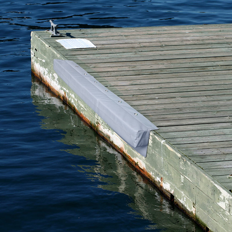 DECOHS Boat Straight Dock Bumpers- Boat Corner Edge Dock Bumper Fender- Marine Boat Edge Bumpers for Docking, Preventing Dent & Scratch During Docking A Style