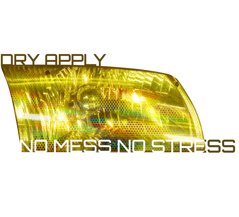 VViViD Bio HEX+ Air-Tint Headlight Vinyl Roll (12" x 60", Micro Yellow) 12" x 60"