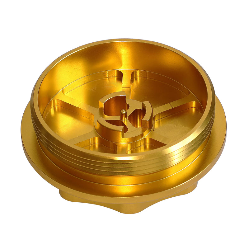 Fuel Filter Cap Billet Aluminum Compatible with Ford 7.3L V8 Diesel for F250 F350 F450 F550 E350 E450 E550 Fuel Bowl 1831193C91 RK31449 904-203