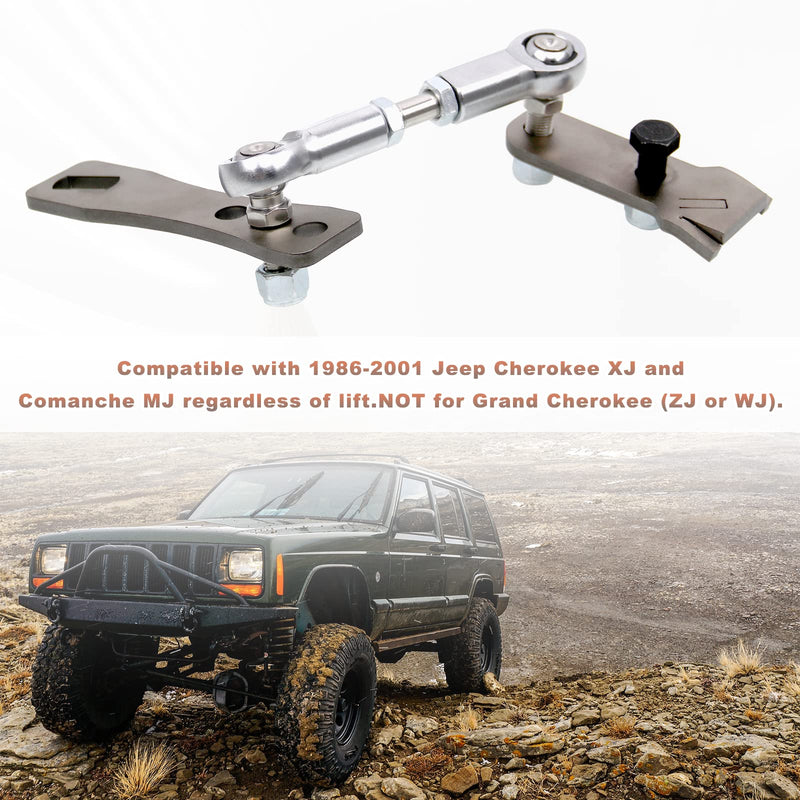 RULLINE Transfer Case Linkage kit Transfer Case Components Accessories Compatible with Jeep for Cherokee XJ for Comanche MJ 1986-2001 New Stainless Steel Material
