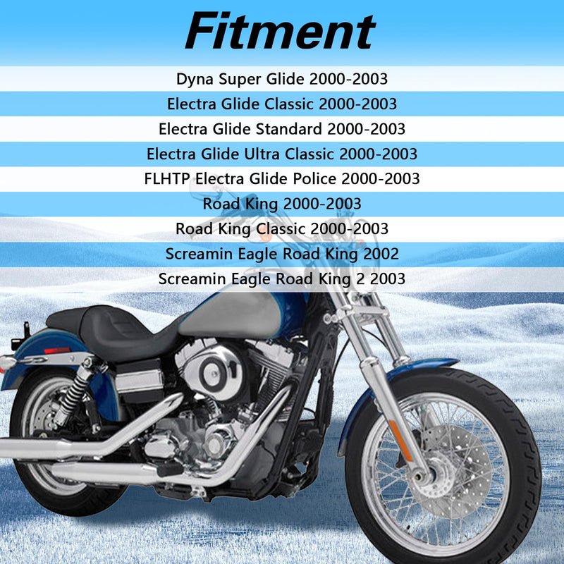 Crankshaft Position Sensor Compatible with Touring Dyna Electra FLHT FLHR FXD Wide Glide Road King 2000 2001 2003 Replace#:32798-00B