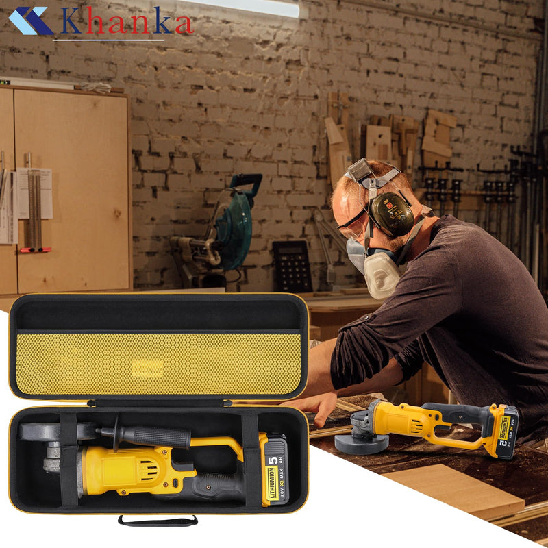 khanka Hard Case for DEWALT DCG412B 20V MAX 4-1/2 Inch Angle Grinder Tool, Cordless,Case Only.