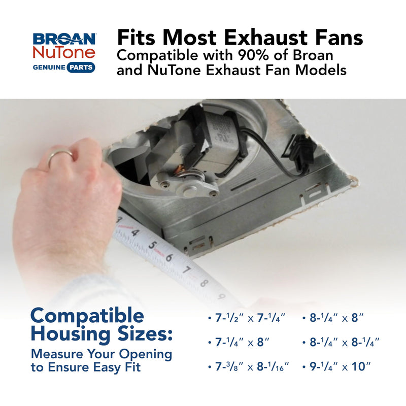 Broan-NuTone RCM700 Magnetic Universal CleanCover™ Bath Fan Replacement Grille