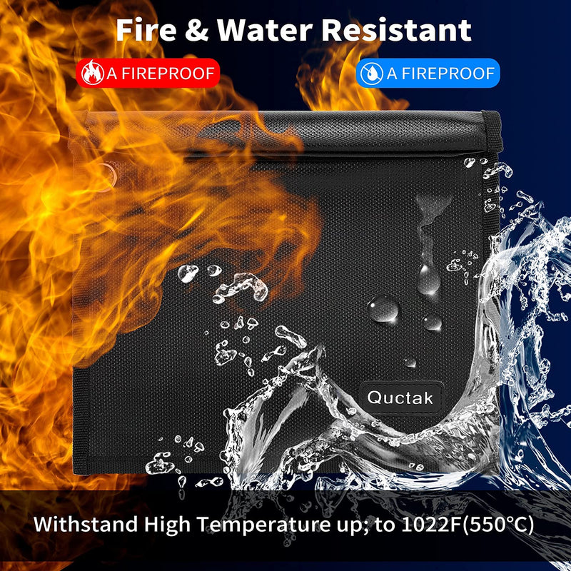 Large Faraday Cage (13.8" X 17.7"), Fireproof Waterproof Key Fob Protector, Faraday Bags for Phones, Car RFID Signal Blocking, Anti-Theft Pouch, Anti-Hacking Case Blocker Black 13.8"X17.7"