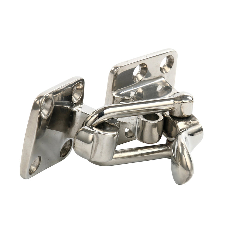 Amarine Made Stainless Steel Hold Down 90 Degree Clamp-Locking Cam Latch for Boat, RV,Caravan,Attic Hatch Doorway