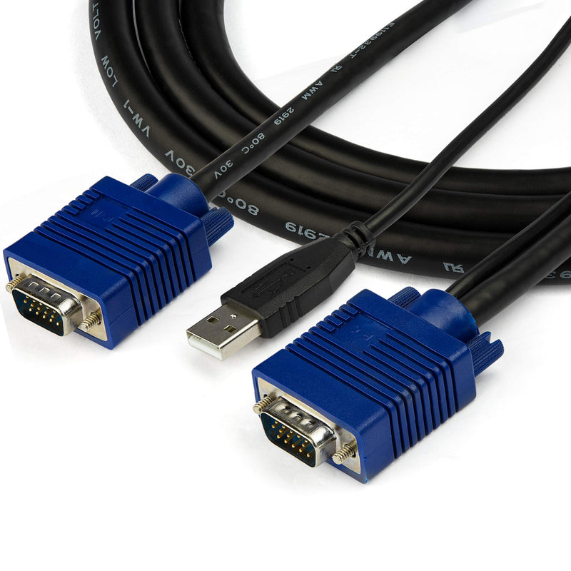 StarTech.com 6 ft. (1.8 m) USB KVM Cable for StarTech.com Rackmount Consoles - VGA and USB KVM Console Cable (RKCONSUV6) 6ft