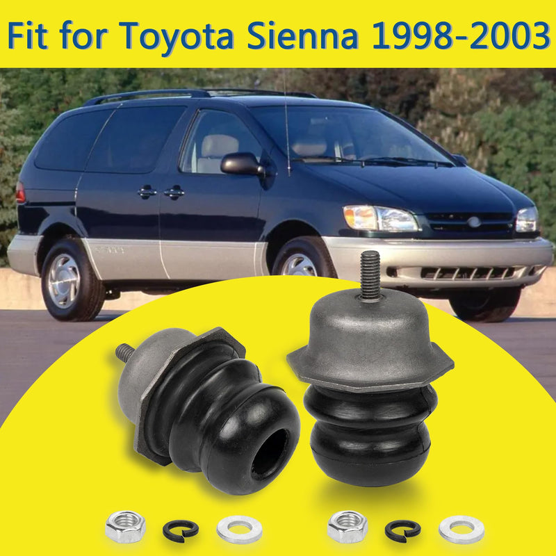 Rear Bump Stop,Fit for Toyota 1998-2003 Sienna Rear Axle Jounce Bumpers (2PCS)