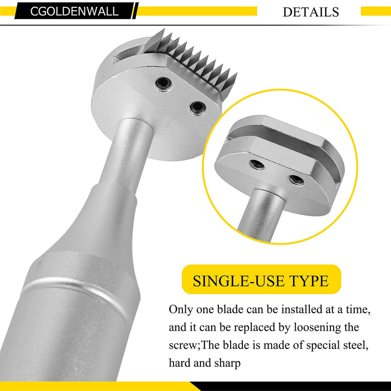 CGOLDENWALL Cross Hatch Adhesion Tester Cross-Cut Tester Kit Multi-Blade Cutter spacing: 1 +0.01mm, 2+0.01mm, 3+0.01mm