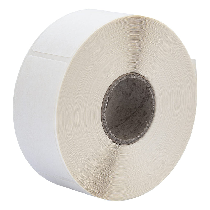 L LIKED Blank White 1 x 2 Inch Dissolvable Labels for Food Rotation Prep roll of 500 (3 Rolls) 1500