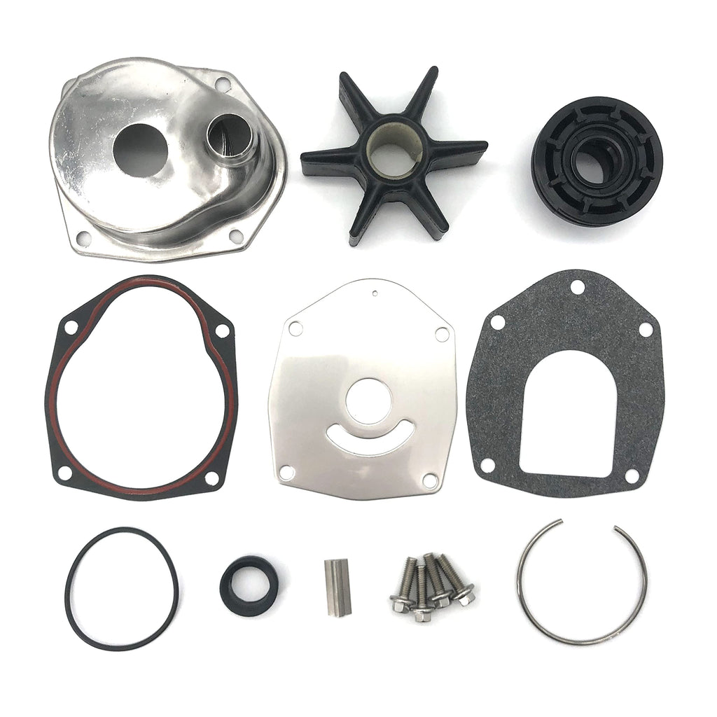 817275A09 Outboard Water Pump Impeller Repair Kit For Mercury Mariner 135 150 175 200 225 250 275 300 HP Verado DFI Pro XS 2/4-Stroke Sierra 18-3407 135HP 150HP 175HP 200HP 225HP 250HP 275HP 300HP