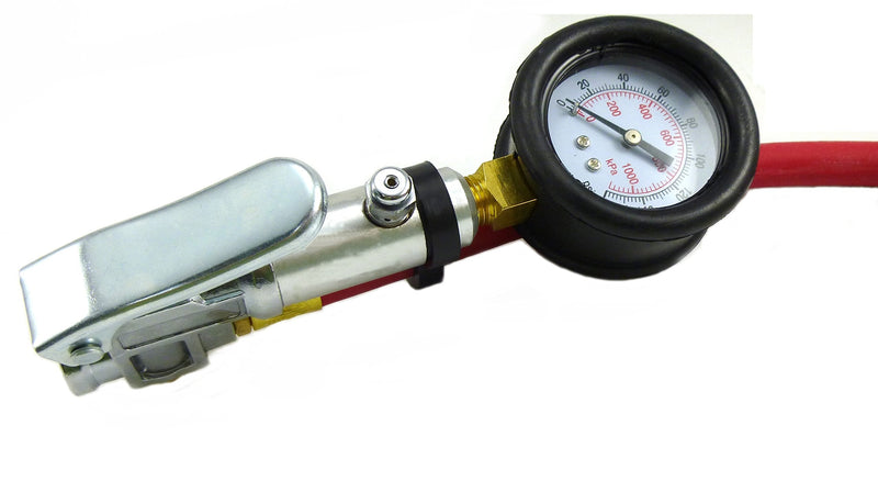 6-Inch Heavy-Duty Dual-Foot Chuck | Precision-Calibrated for High-Pressure 140 PSI Performance | DP-TG-4