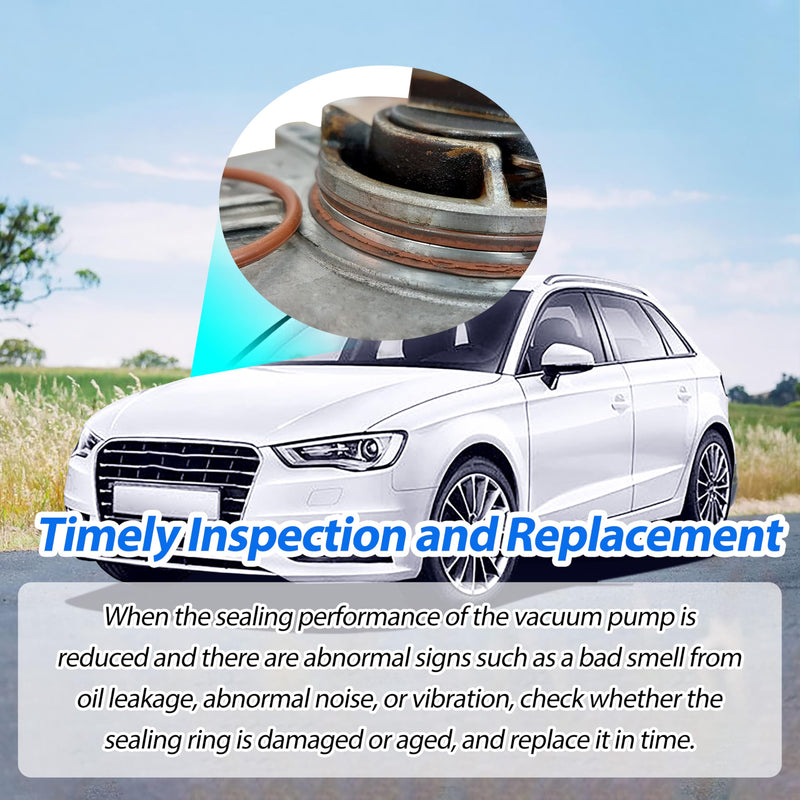 2.0T Vacuum Pump Rebuild Gasket Seal Kit Replacement for VW - Jetta, GTI, GLI, Passat Eos Golf R, Audi - A3, A4, TT