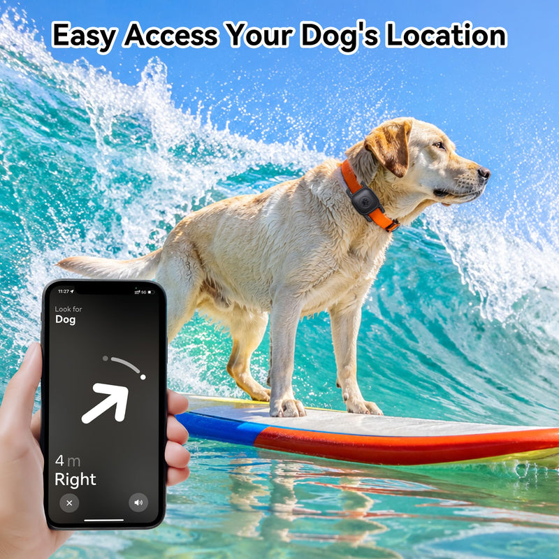 DDJ 2-Pack Waterproof Dog Collar Holder for Tile Mate Tracker, Durable Silicone Life360 Tile Case for Cat &Pet Collars Without Shaking, Anti-Lost Full Body for Tile Cover, Easy to Install, Black