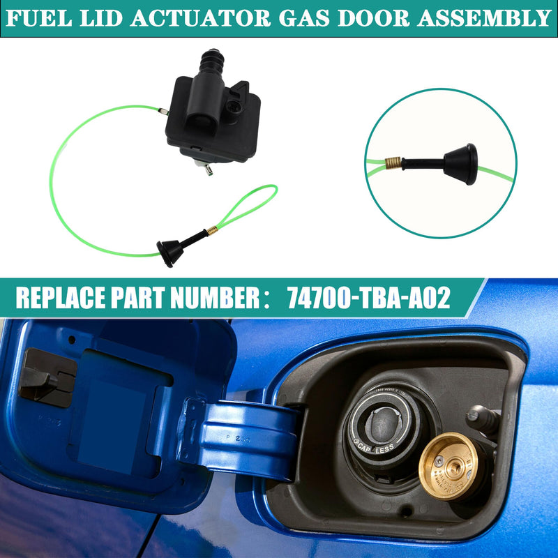 74700-TBA-A02 Car Fuel Lid Actuator Gas Door Assembly Compatible with 2016 2017 2018 2019 2020 2021 Honda Civic Fuel Lid Actuator Replaces# 74700TBAA02
